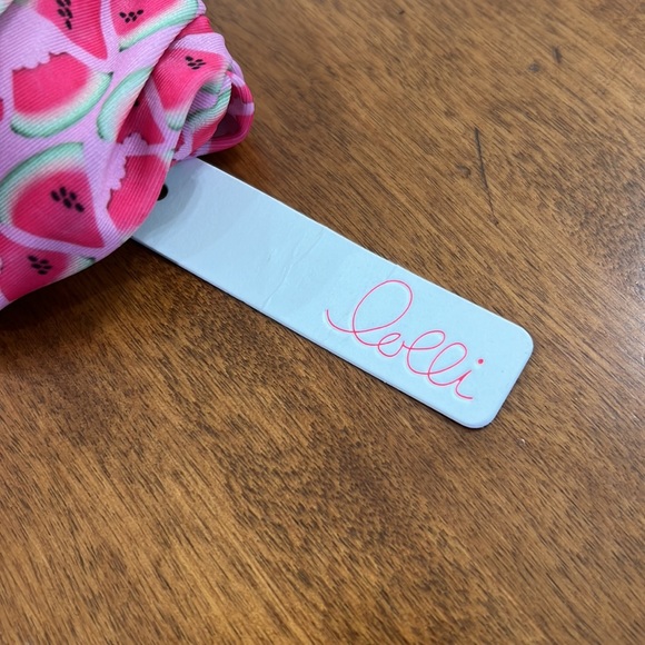 Lolli watermelon bandeau bikini top - Picture 2 of 9